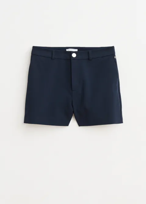 Twill korte broek blauw (BLW.D)