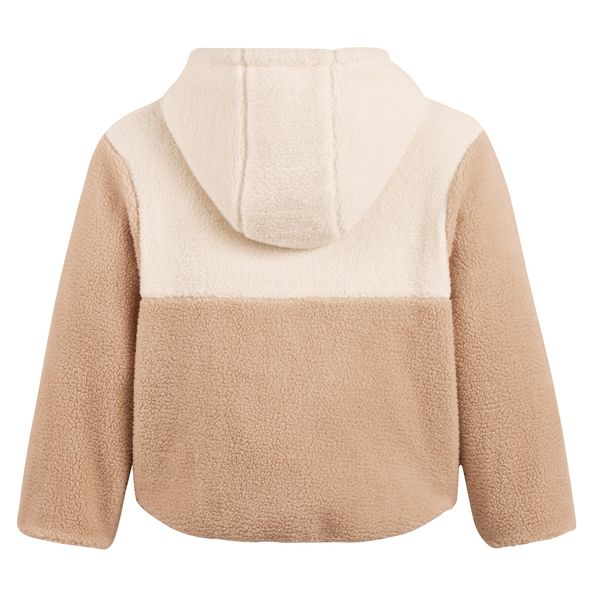 COLEÇÕES LA REDOUTE<br>Jas met kap oversized, em sherpa