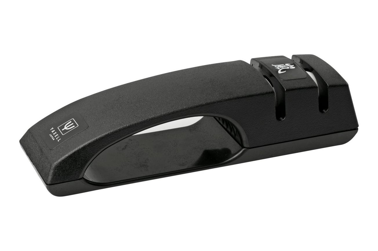Yaxell Ran 36056, 3-delige messenset santoku 16,5 cm, universeelmes 12 cm en messenslijper