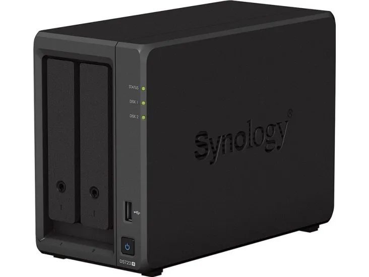 Synology Disk Station DS723  - NAS-server - 2 bays - RAID 0, 1, JBOD - RAM 2 GB - Gigabit Ethernet - iSCSI support