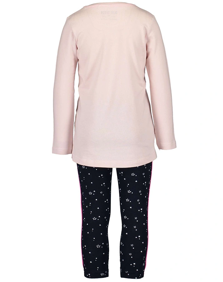Tunika COSMIC LOVE – PLANETS mit Leggings in rosa