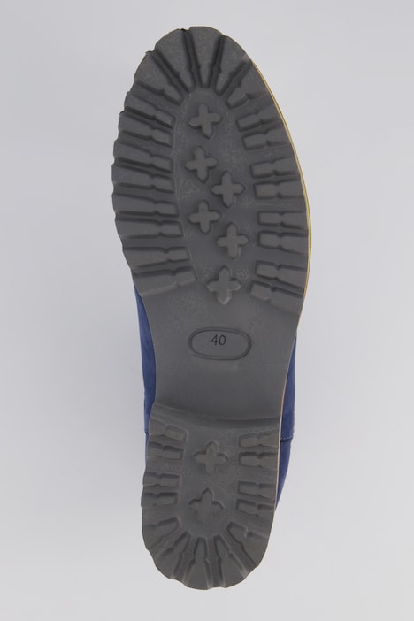 Leder-Chelseaboots, Elastikeinsatz, Streifensohle