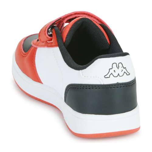 Kappa - MALONE KID - Blanc / Noir / Rouge