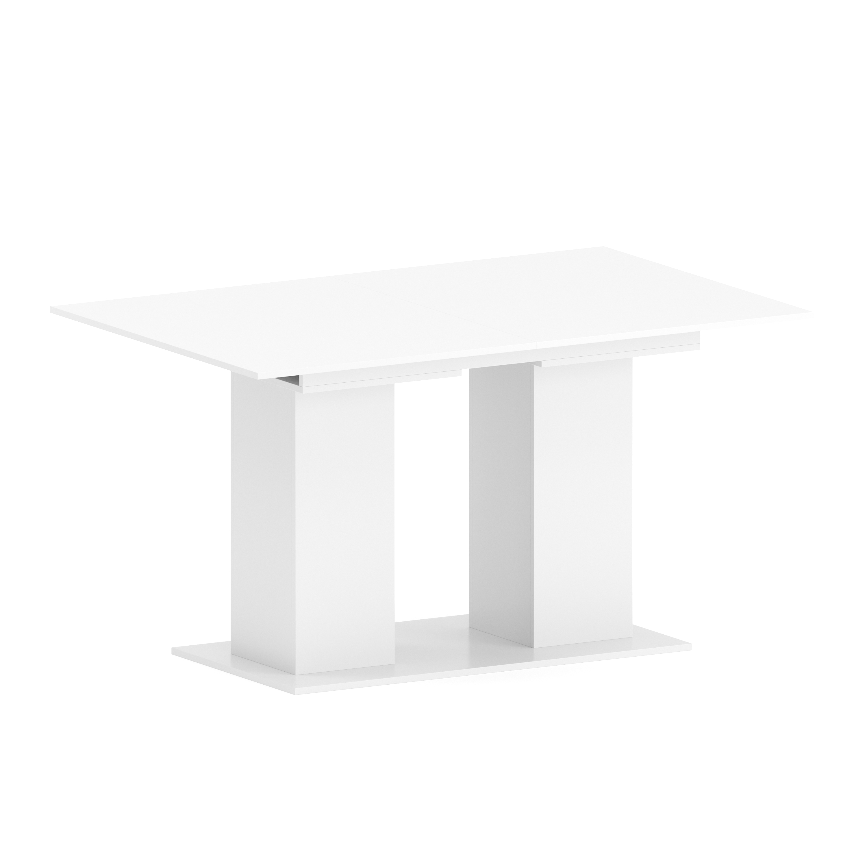 Esstisch ausziehbar ALBIN 140/180 x 90 cm weiss