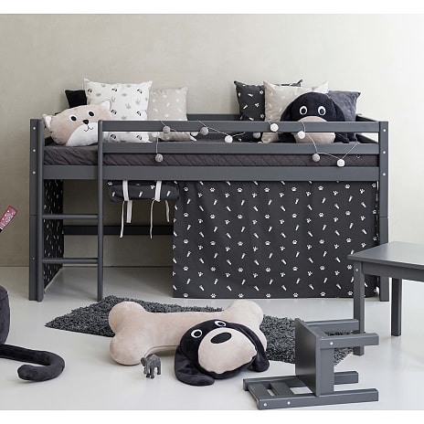 Hoppekids Pets forhæng til halvhøj- og køjeseng 90x200 cm