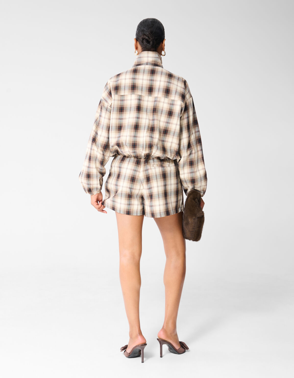 Ruiten Beaded Bomber Bruin