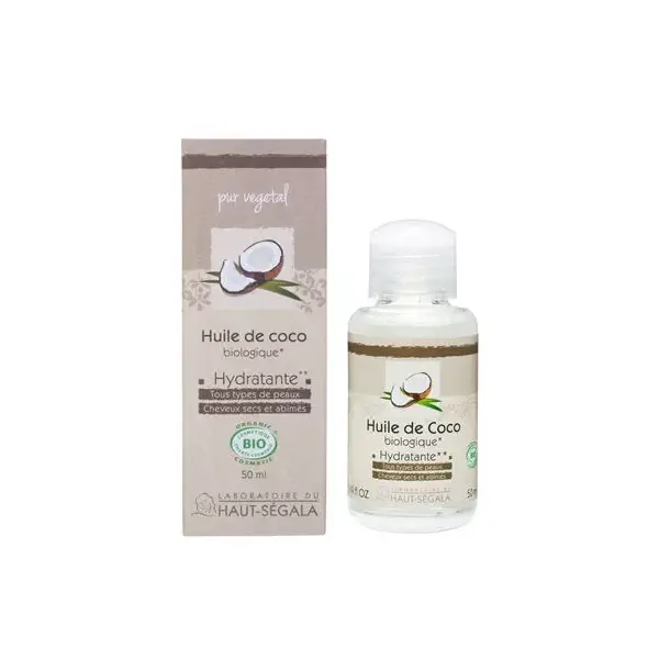 Haut-Ségala Les Huiles Végétales de Coco Biologique 50ml