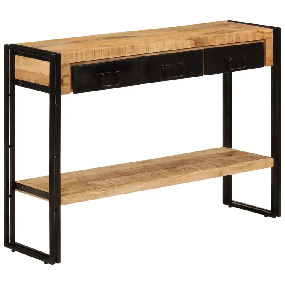 vidaXL - Wandtafel - Zwart - Hout