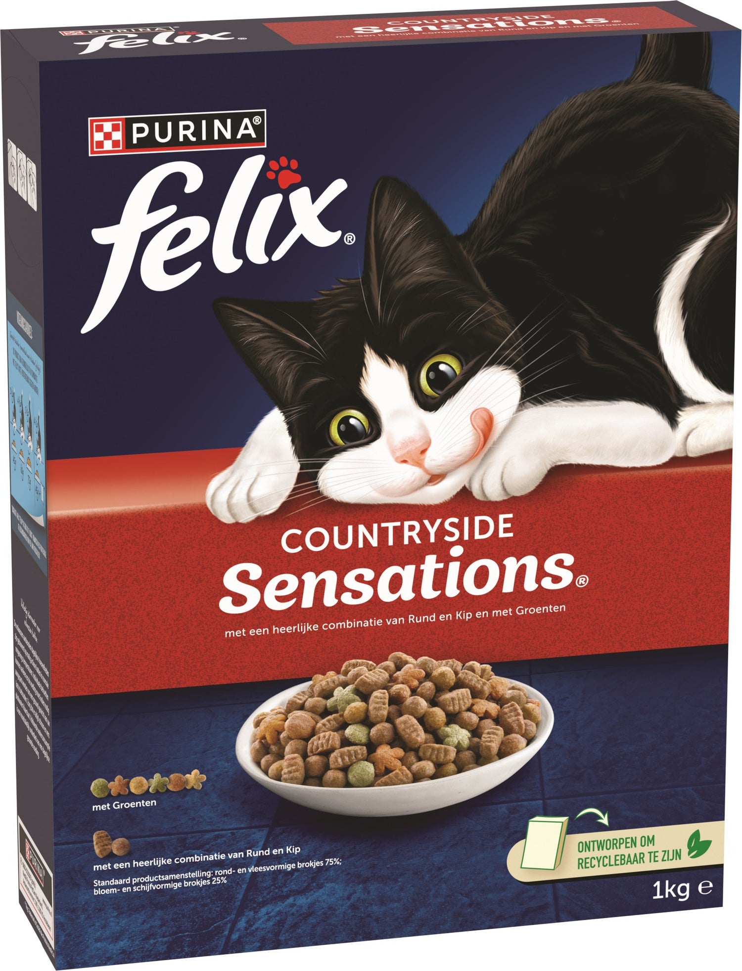 Felix kattenbrokken Country Sensations rund / kip / groenten 1 kg