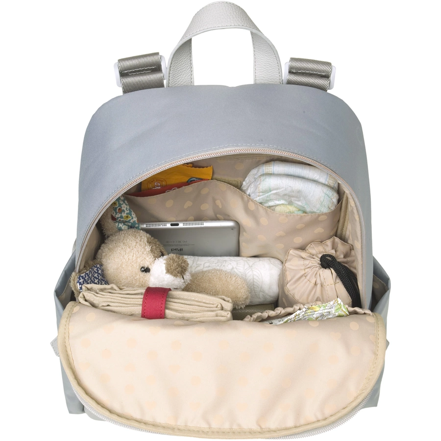 Babymel Wickelrucksack Gabby Pale Grey