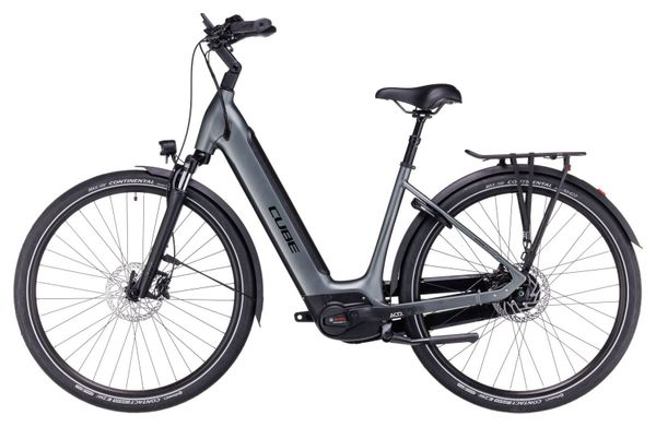 Vélo de Ville Électrique Cube Supreme Hybrid Pro 500 Easy Entry Shimano Nexus 8V 500 Wh 700 mm Gris Flash 2024