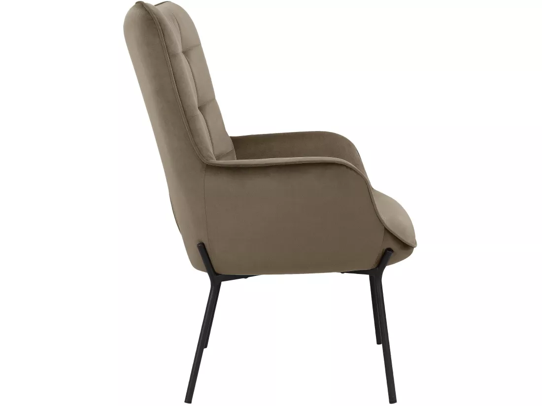 Chaise longue Boris Mocca Stax