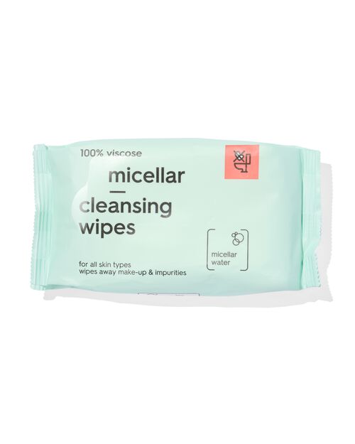lingettes micellaires pour le visage - 25 pièces