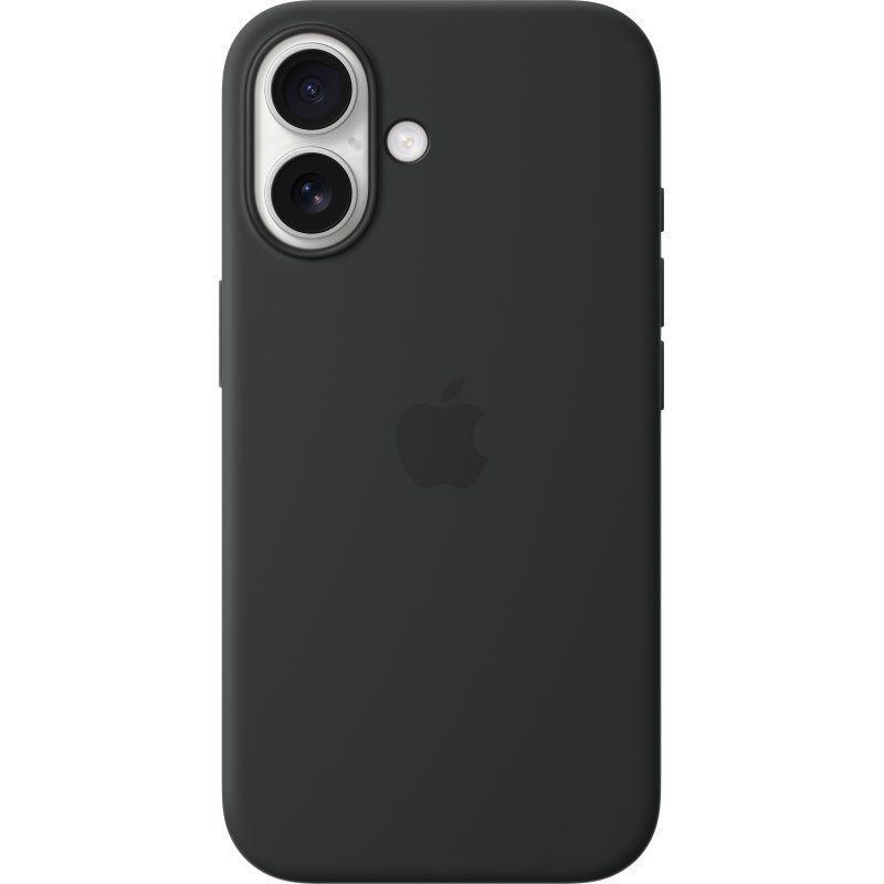 Apple Coque en silicone avec MagSafe pour iPhone 16 - Noir