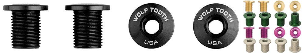 Wolf Tooth Components M8 10mm 4 Stk. Kettenblattschrauben kaufen | Bike-Discount