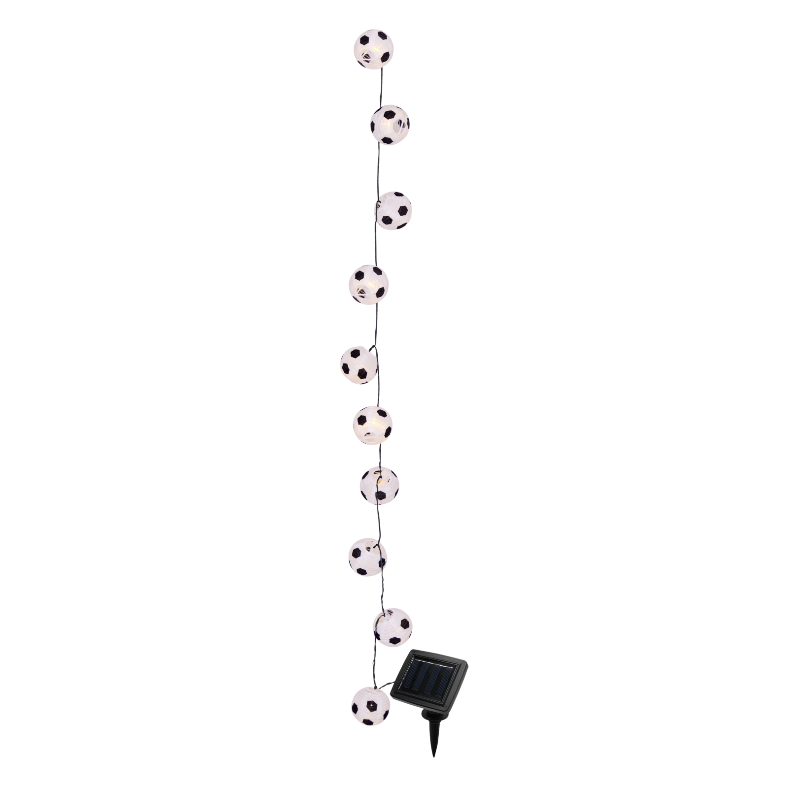 LED-Solar-Lichterkette - Japanballon - Fußball - 580 cm