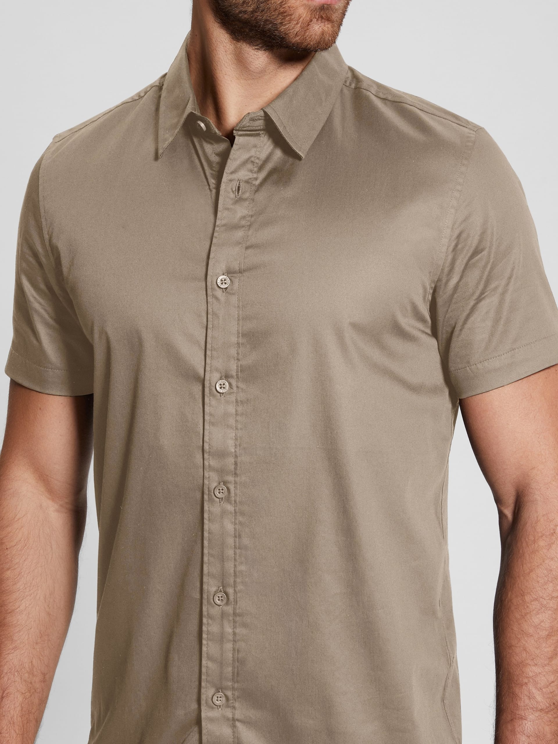 Camisa de manga curta Luxe Stretch