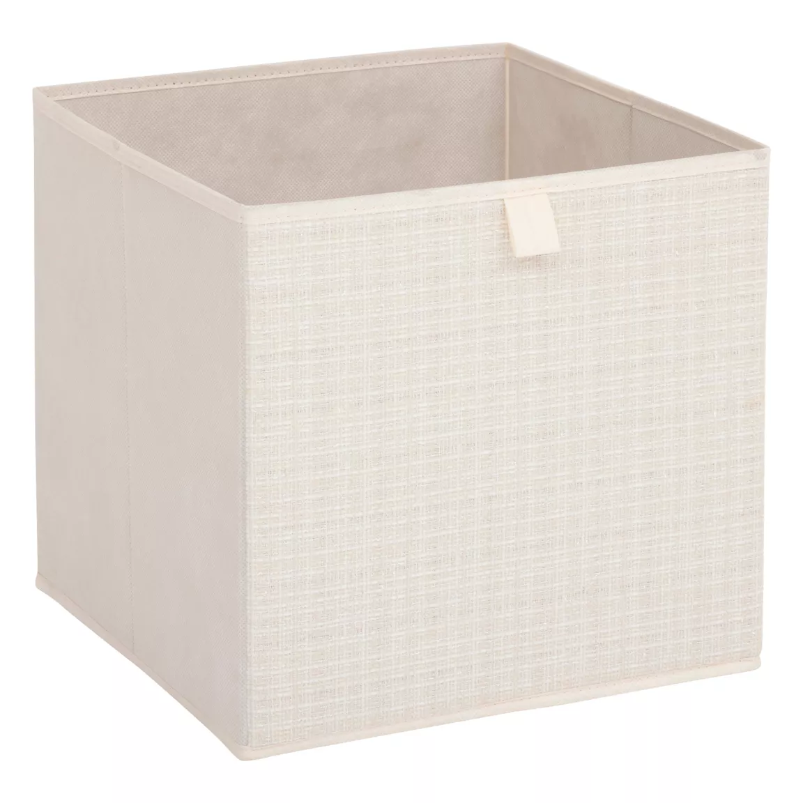 Panier de rangement (31 x 31 cm) Tweed Beige
