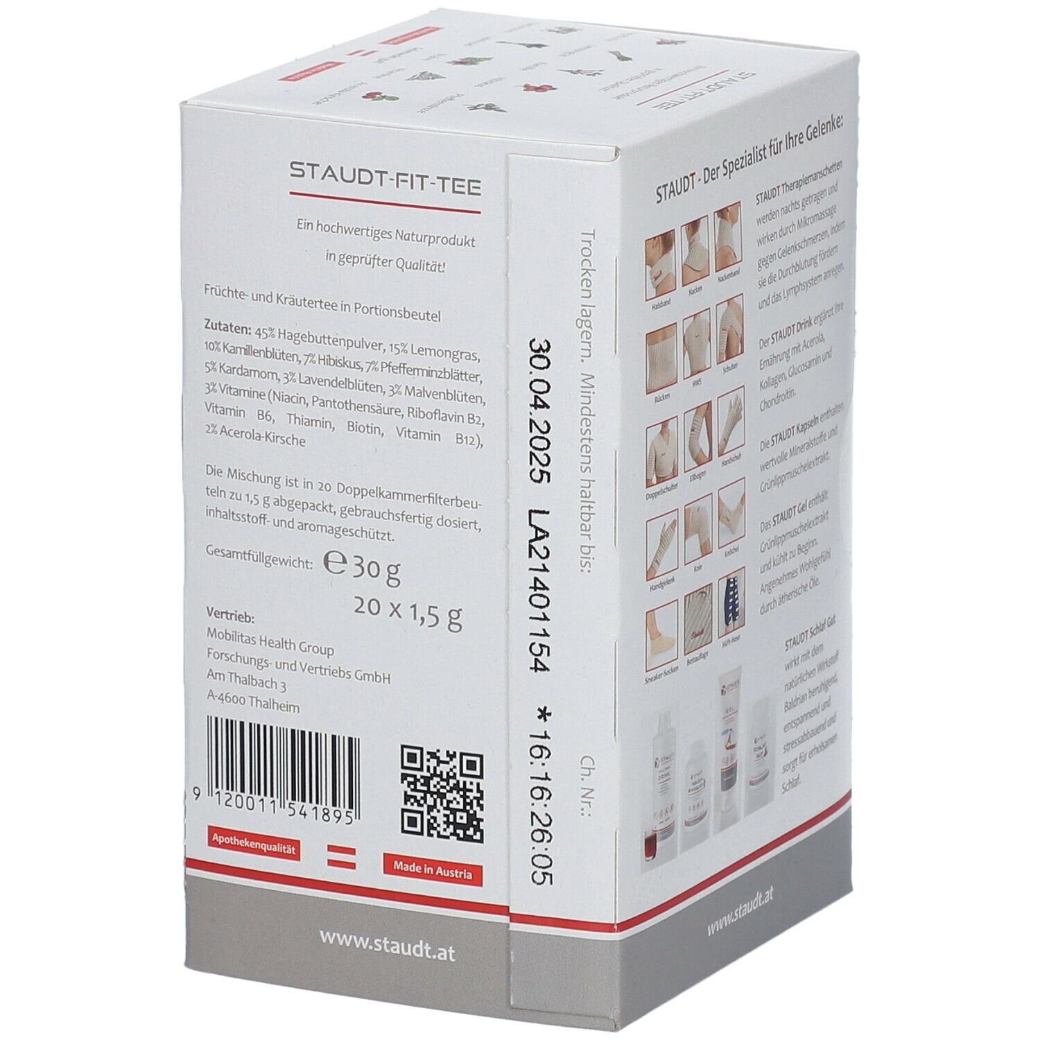 STAUDT® FIT TEE Kräuter-Früchte-Vitamine