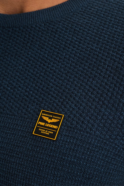 PME legend blauwe heren trui
