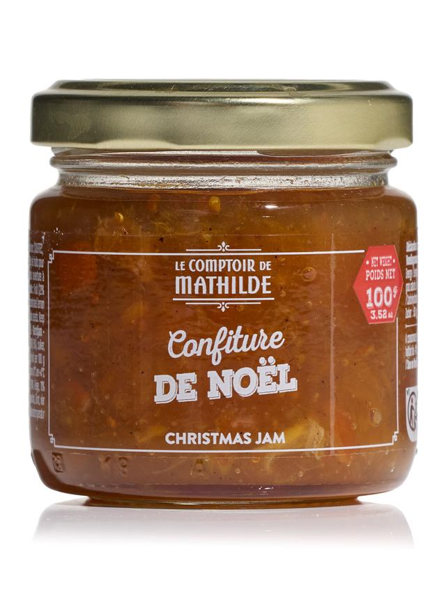 Le Comptoir de Mathilde Marmalade Geschenkset aus Orangen-Clementinen-Marmelade, Weihnachtsmarmelade und exotische Fruchtzubereitung, 3-teilig, 300 g