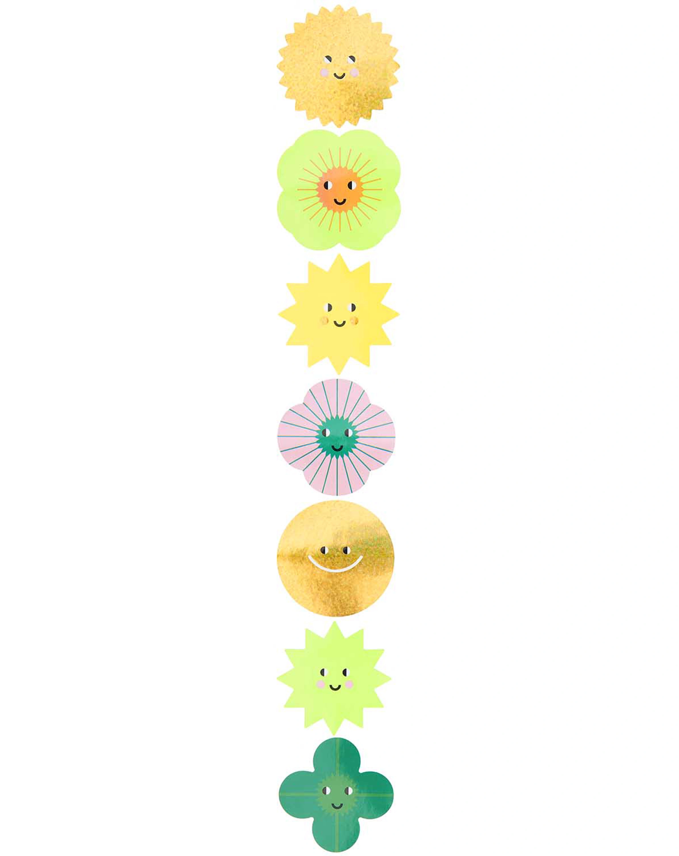 Sticker HAPPY BIRTHDAY SUN 120 Stück