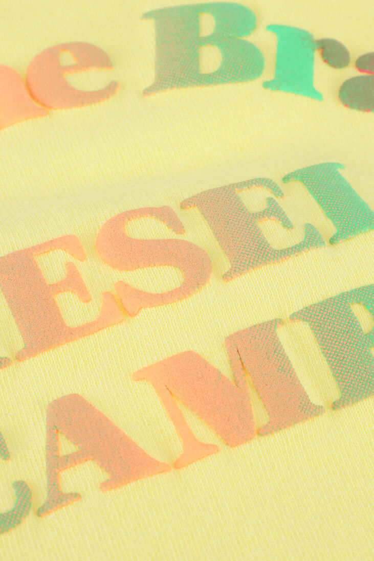 DIESEL gele diesel t-shirt tinyc1