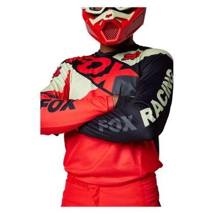 Maillot cross Fox 180 XPOZR 2023 - Rouge / Noir