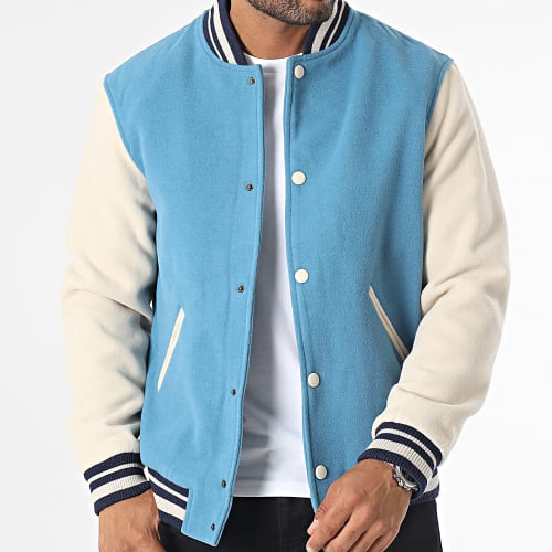 Veste Teddy Bleu Clair