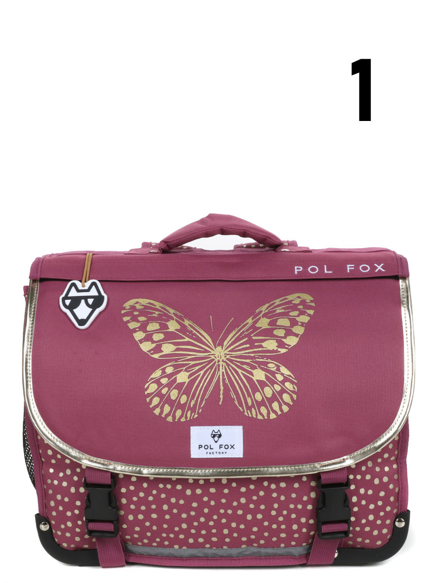 Cartable RÀversible Pol Fox Butterfly 38 cm