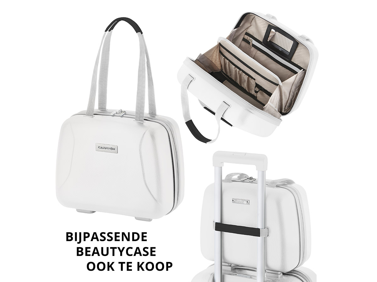 CarryOn Skyhopper 2-delige TSA kofferset - White
