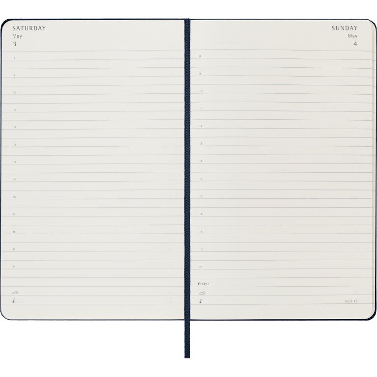 Moleskine Tageskalender 12 Monate Daily Planner