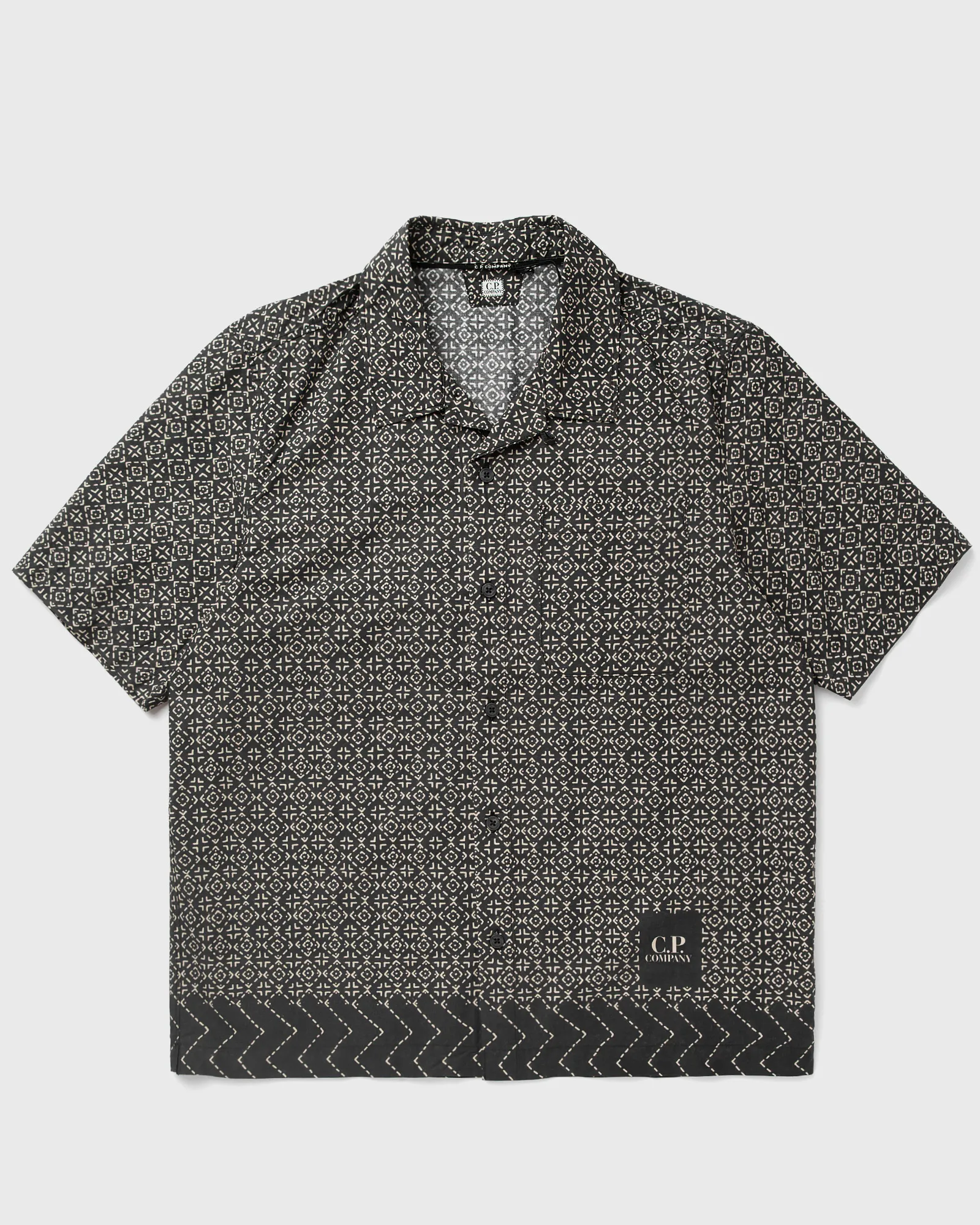 C.P. Company POPELINE ALL OVER BAJA PRINT SHIRTS - SHORT SLEEVE