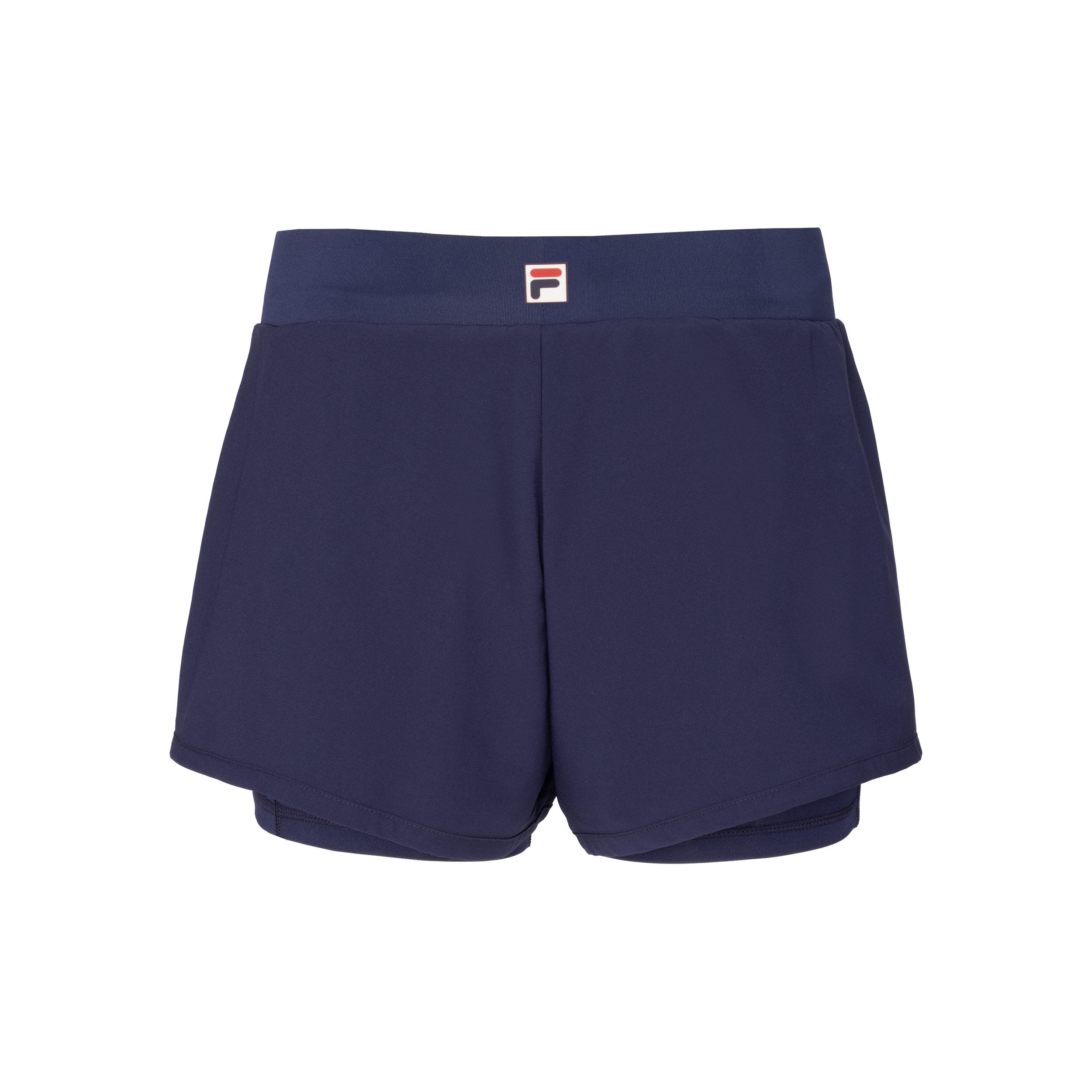 Fila Luna Short Avec Poche-balles Femmes - Bleu Foncé