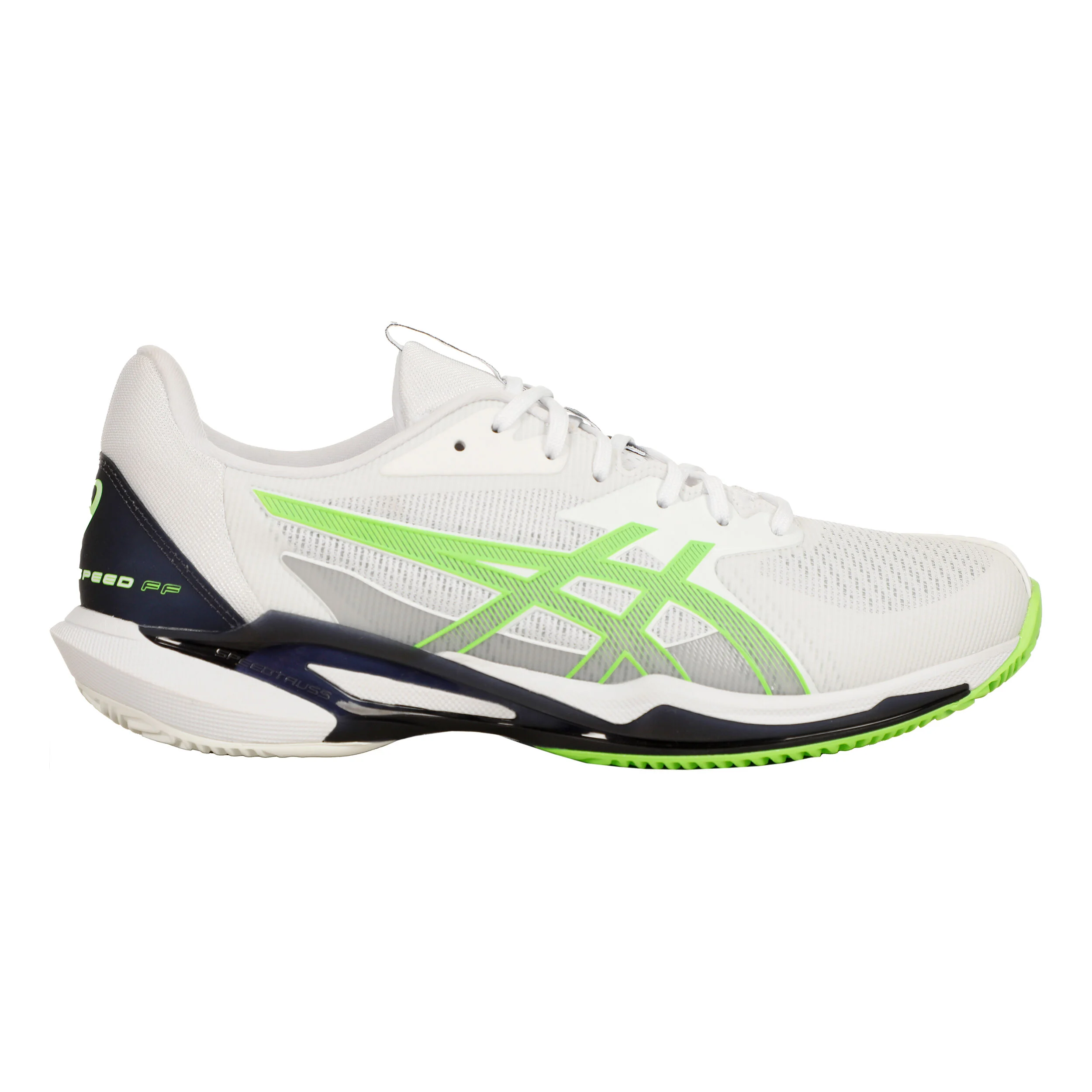 ASICS Solution Speed FF3 Chaussure Terre Battue Hommes - Blanc , Vert Fluo