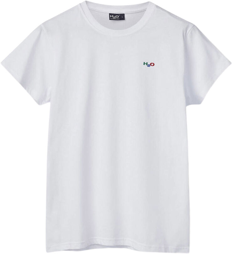 H2O Base T-shirt. Hvid