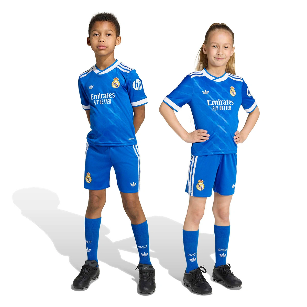 Conjunto adidas Real Madrid Terceiro Equipamento 2025-2026 Criança