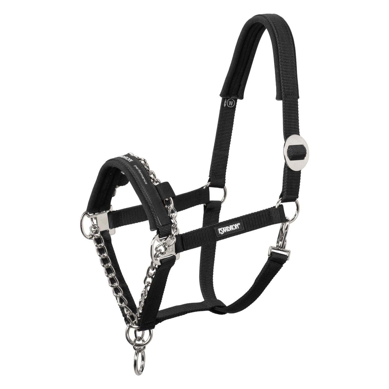 ESKADRON Basic Halfter mit Führkette Control  - black