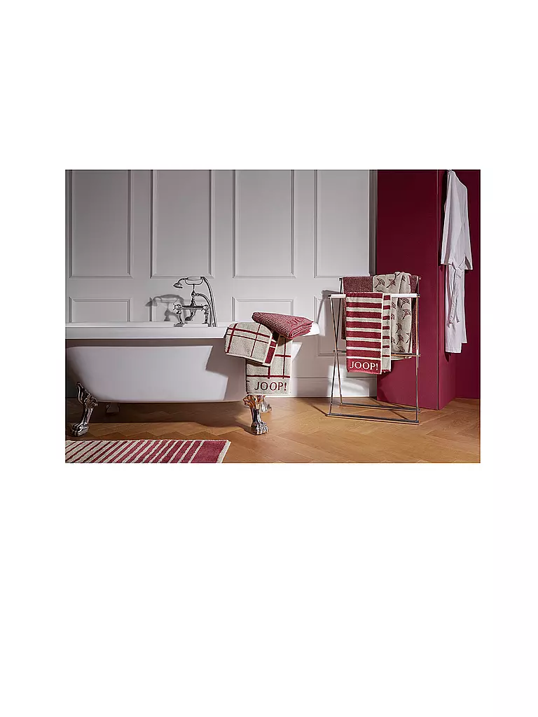 JOOP Handtuch SELECT LAYER 50x100cm Rouge dunkelrot