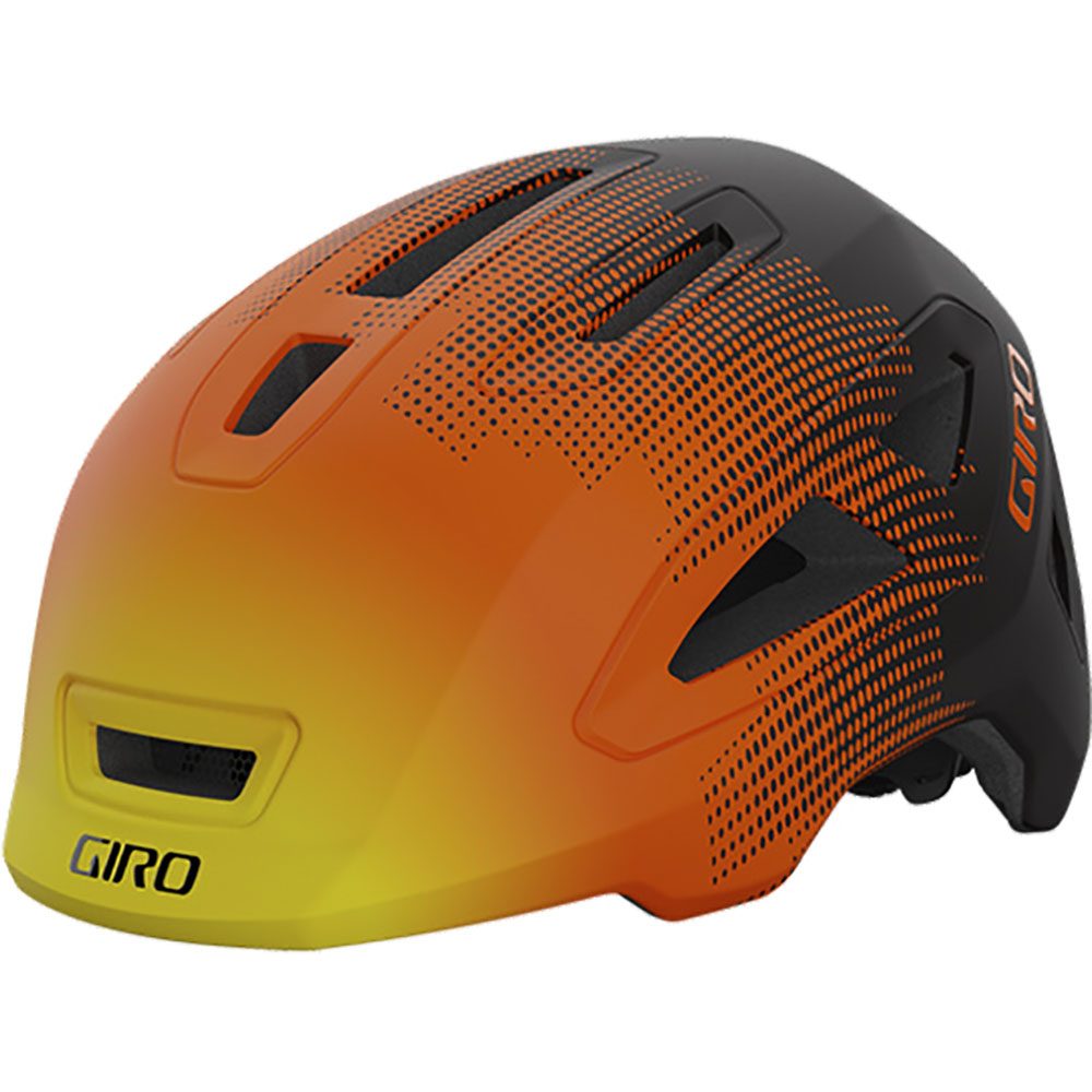 Giro Scamp II Fahrradhelm Kinder matte orange towers
