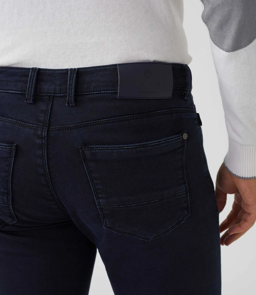 Jean molleton super slim bleu foncé 