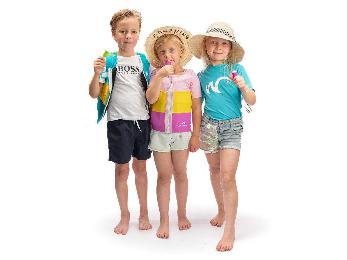 Watrflag Malaga lange mouw UPF 50+ Turquoise Kids Rashguard