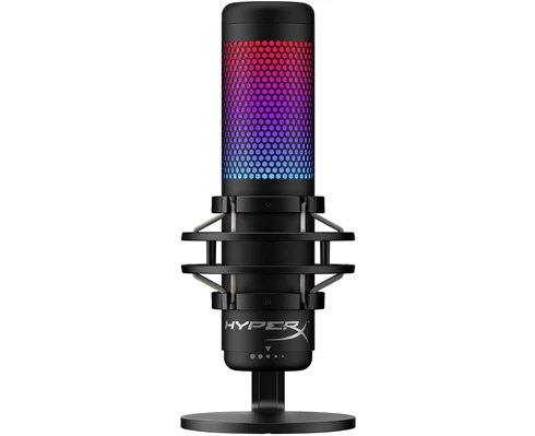 HyperX QuadCast S – RGB USB Condenser Mic - Black