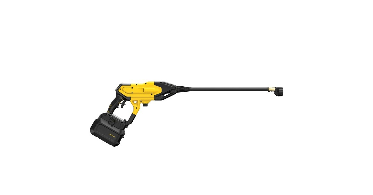 StanleyFATMAX V20 18V hogedrukreiniger  (Geel/zwart, Accu en lader inbegrepen)