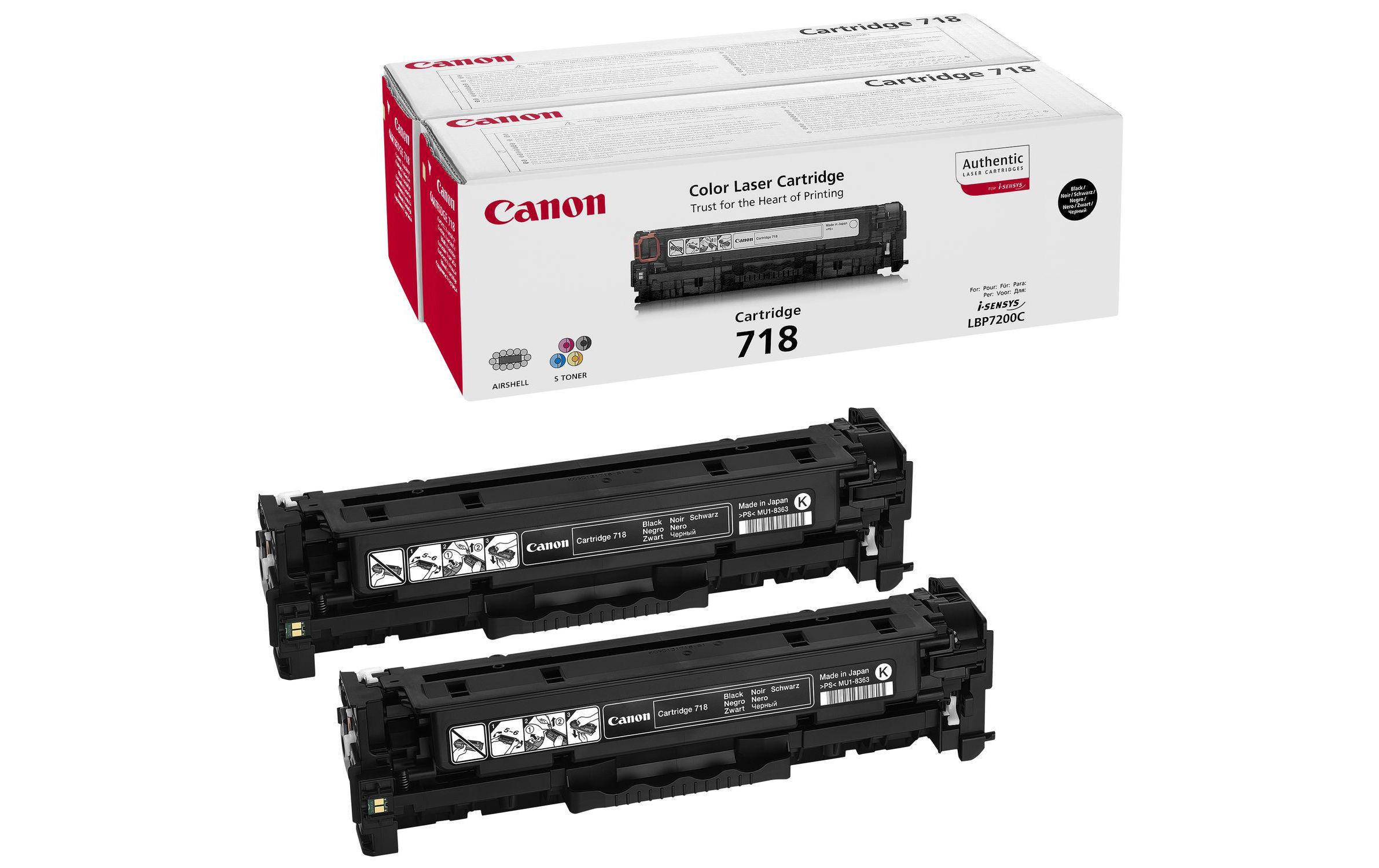 Toner 718 / 2662B005 Black<br>Toner, Black