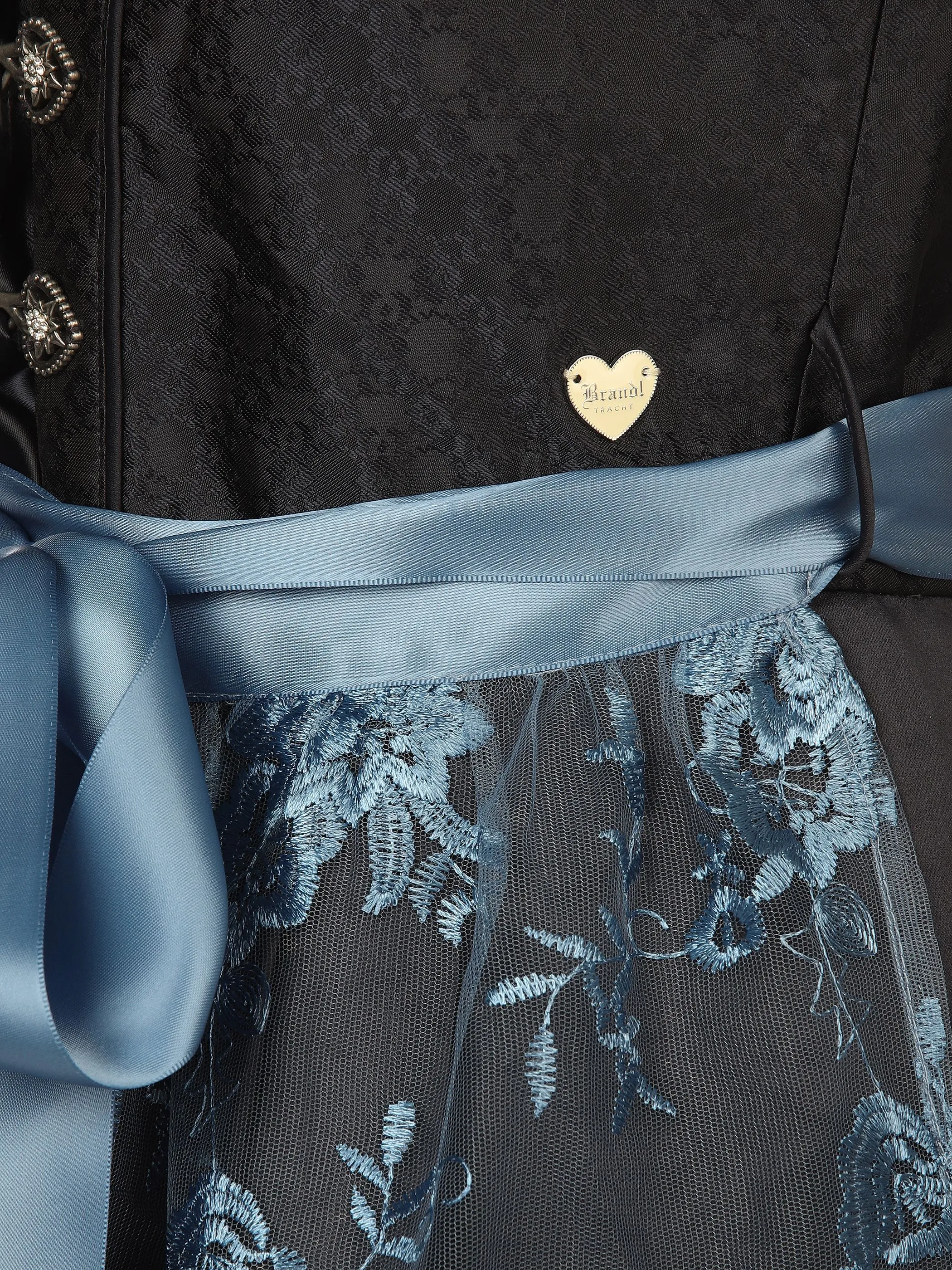 Damen Dirndl mit Spitzenschürze