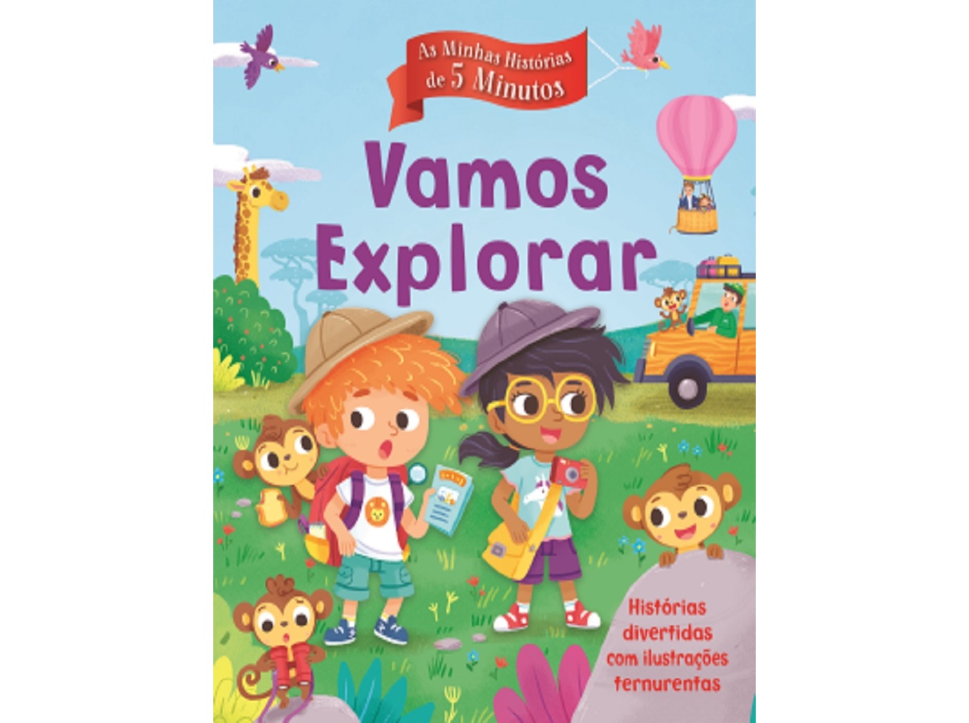 LIVRO AS MINHAS HISTÓRIAS DE 5 MINUTOS: VAMOS EXPLORAR