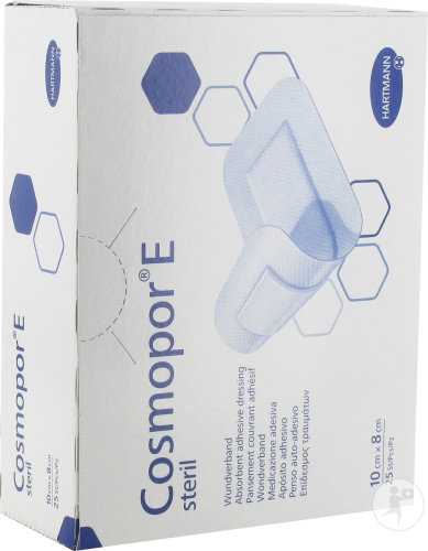 Hartmann Cosmopor E Pansements Stériles Adhésifs Sans Latex 10x8cm Pièces 25 (9008735)