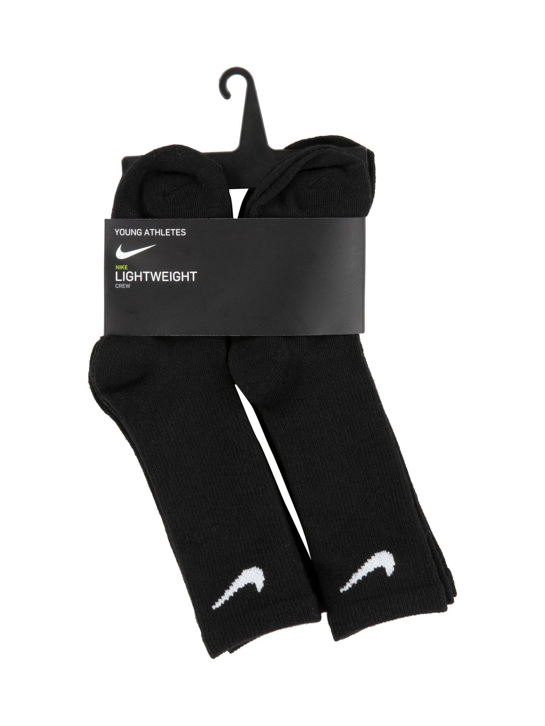 Zwart - Nike Little Kids sportsokken, set van 6