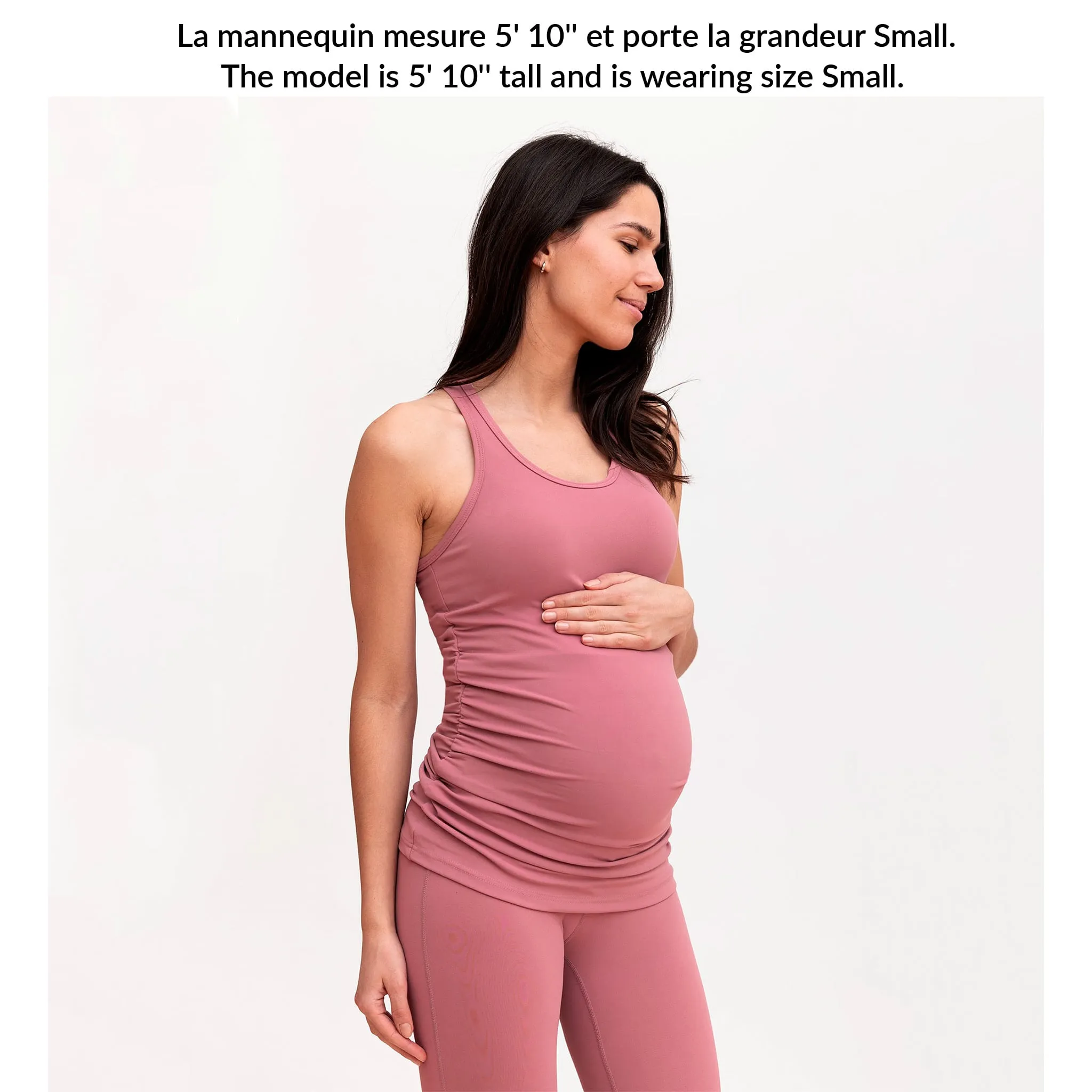 Bella Maternité Camisole Athlétique Rose